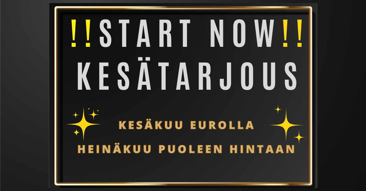 Kesätarjous jatkuu. Kesäkuu EUROLLA!