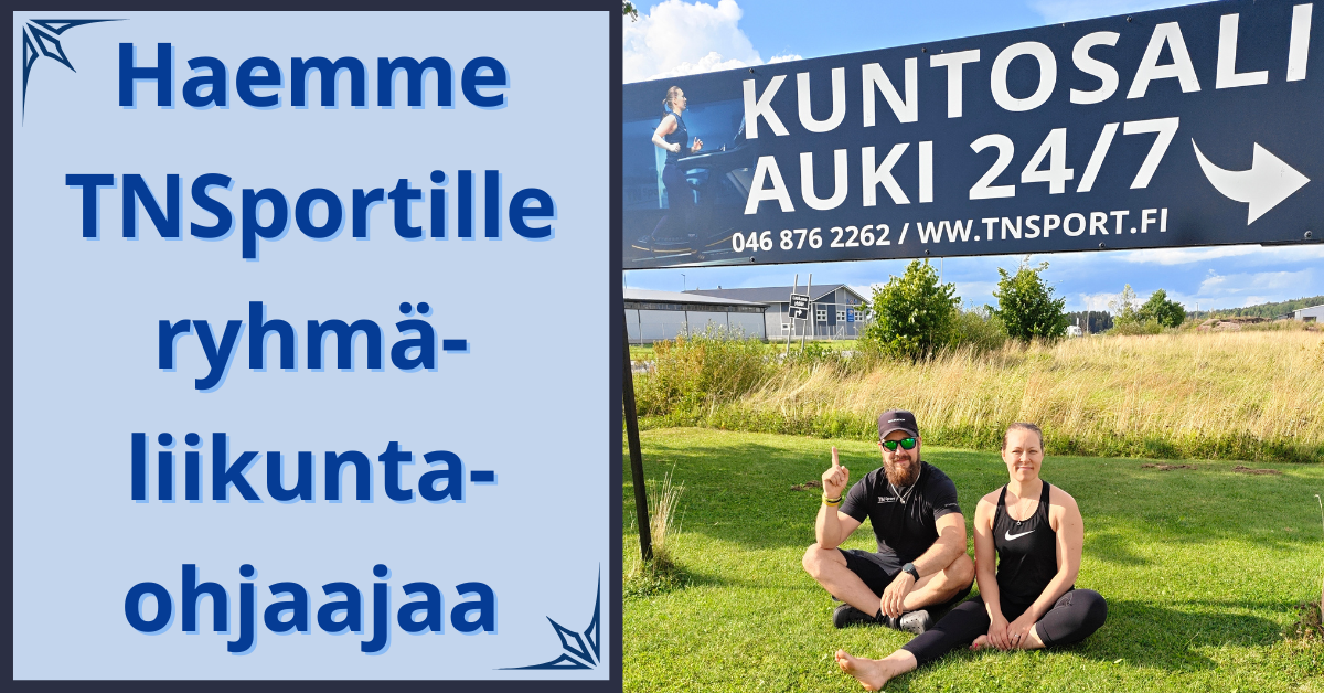 Ryhmäliikuntaohjaaja hakusessa.